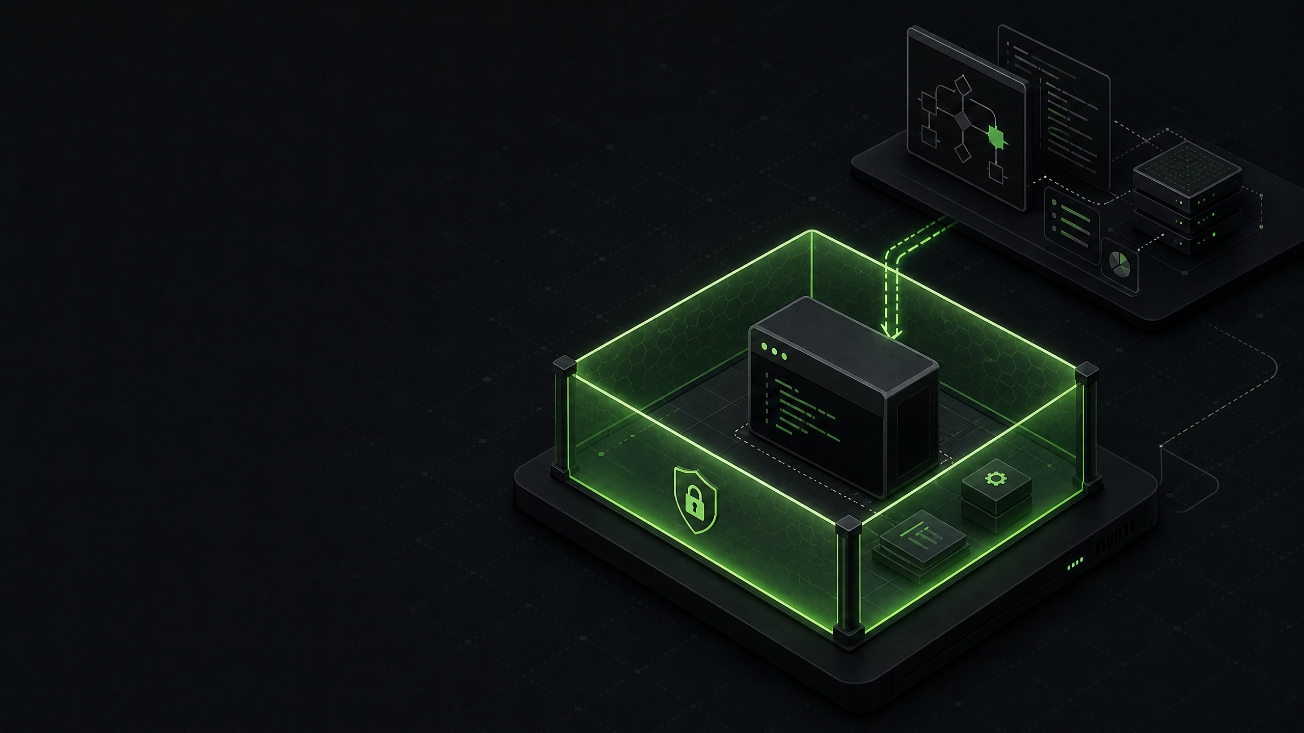 AI coding agents running inside a controlled execution sandbox